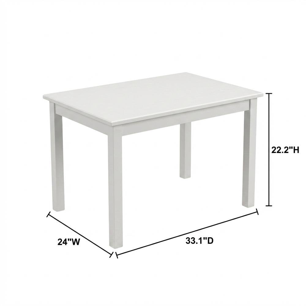 White coffee table with sleek design and durable surface