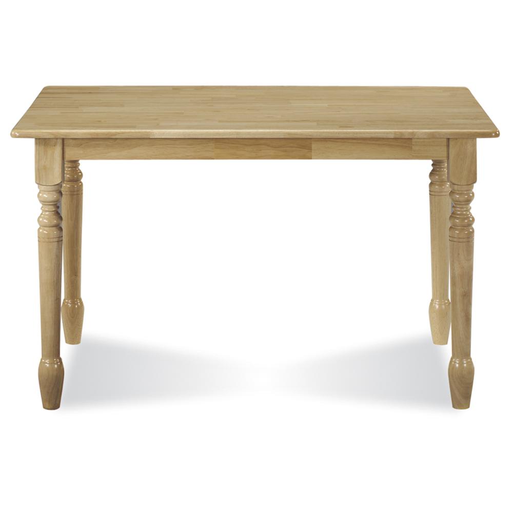 30" X 48" Solid Wood Top Table, Natural