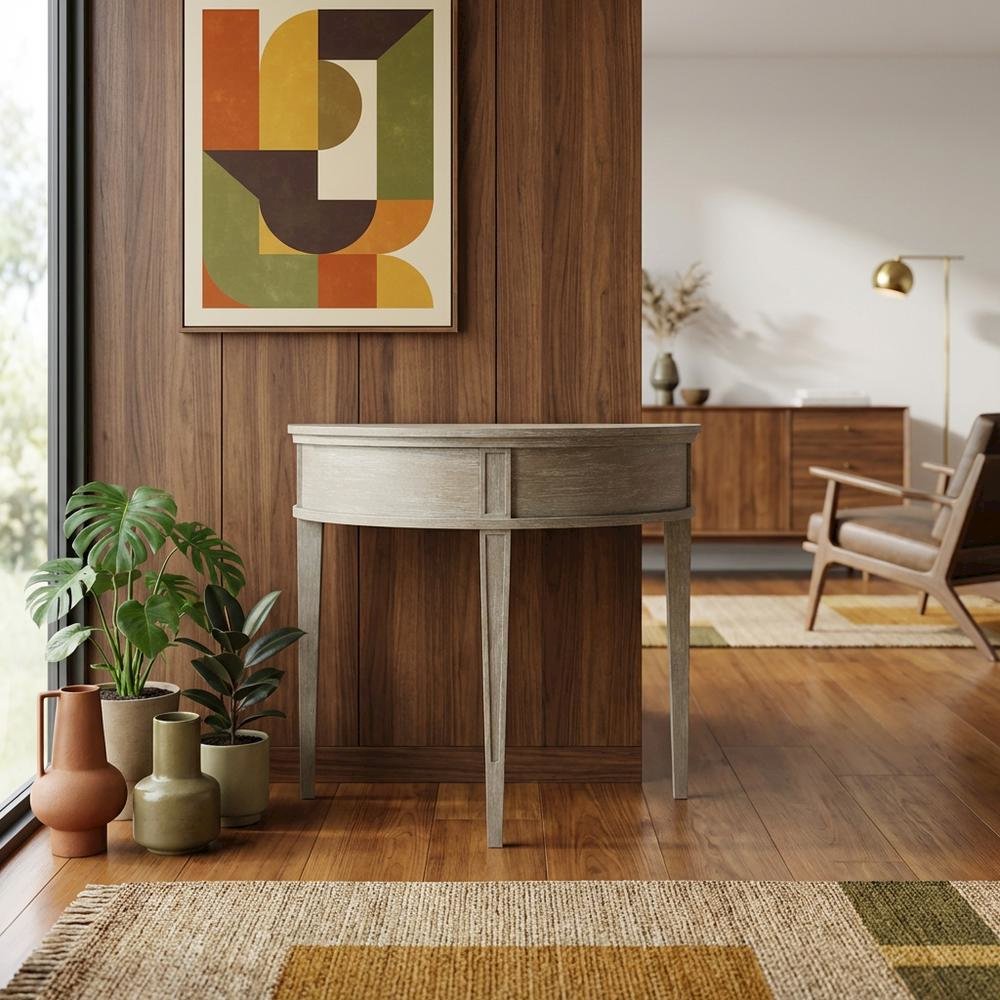 Black Storage Console Table with Modern Design and Sturdy Construction