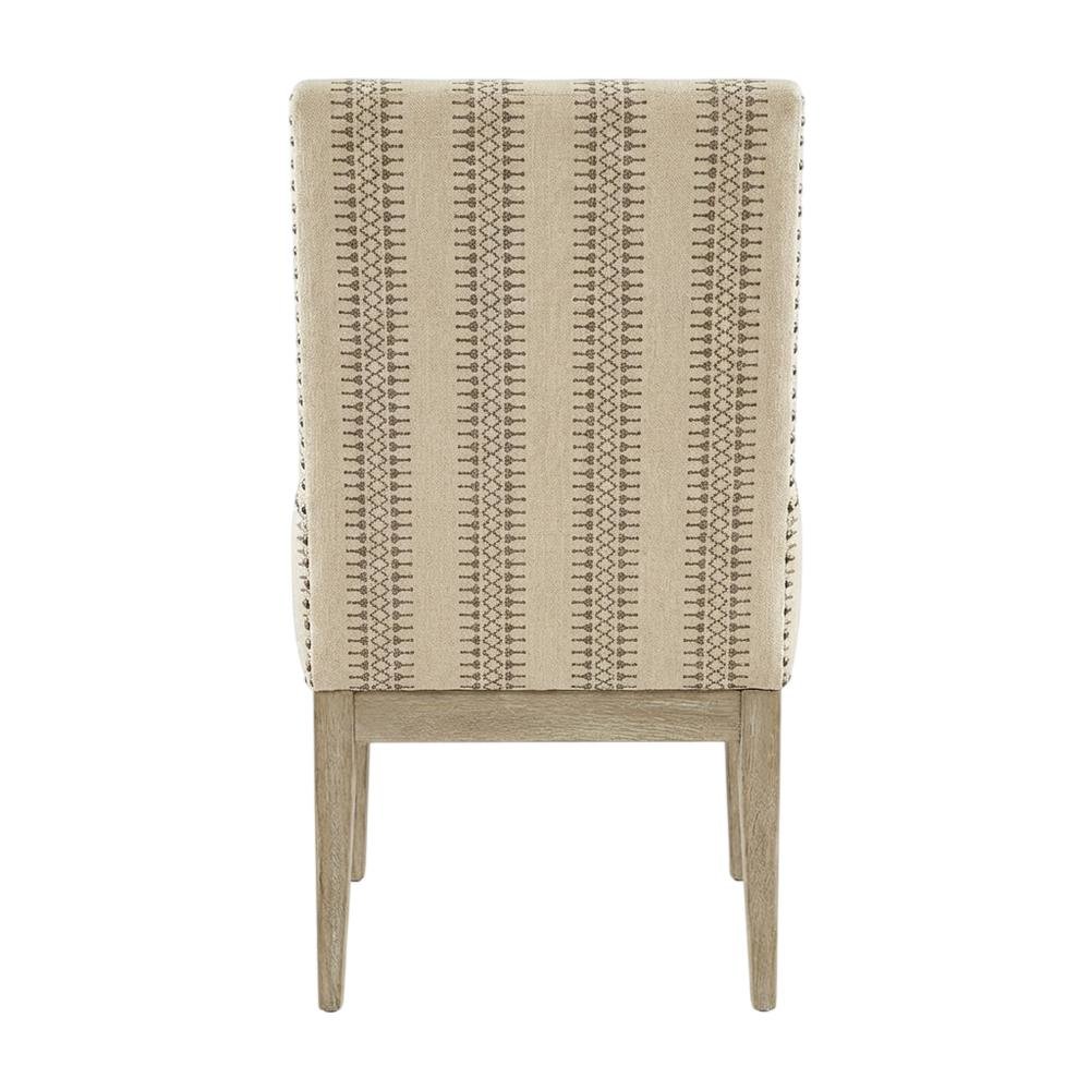 Brown Farmhouse Armchair Set of 2 with Comfortable Design and Sturdy Construction