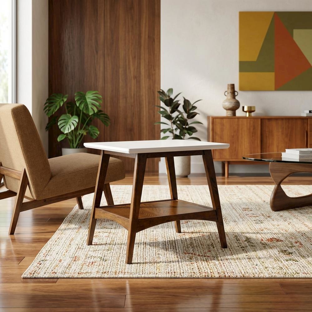 Modern End Table with Sleek Design and Durable Finish