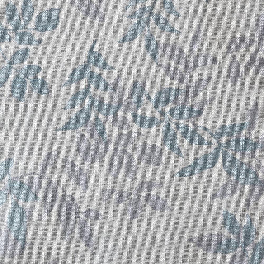 Aqua Printed Botanical Blackout Window Panel, Belen Kox