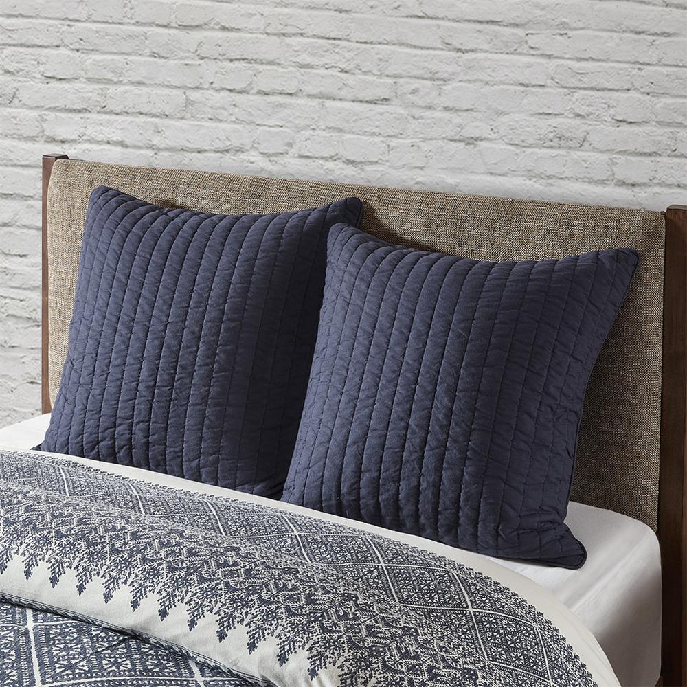 Quilted Embroidered Euro Sham, Belen Kox