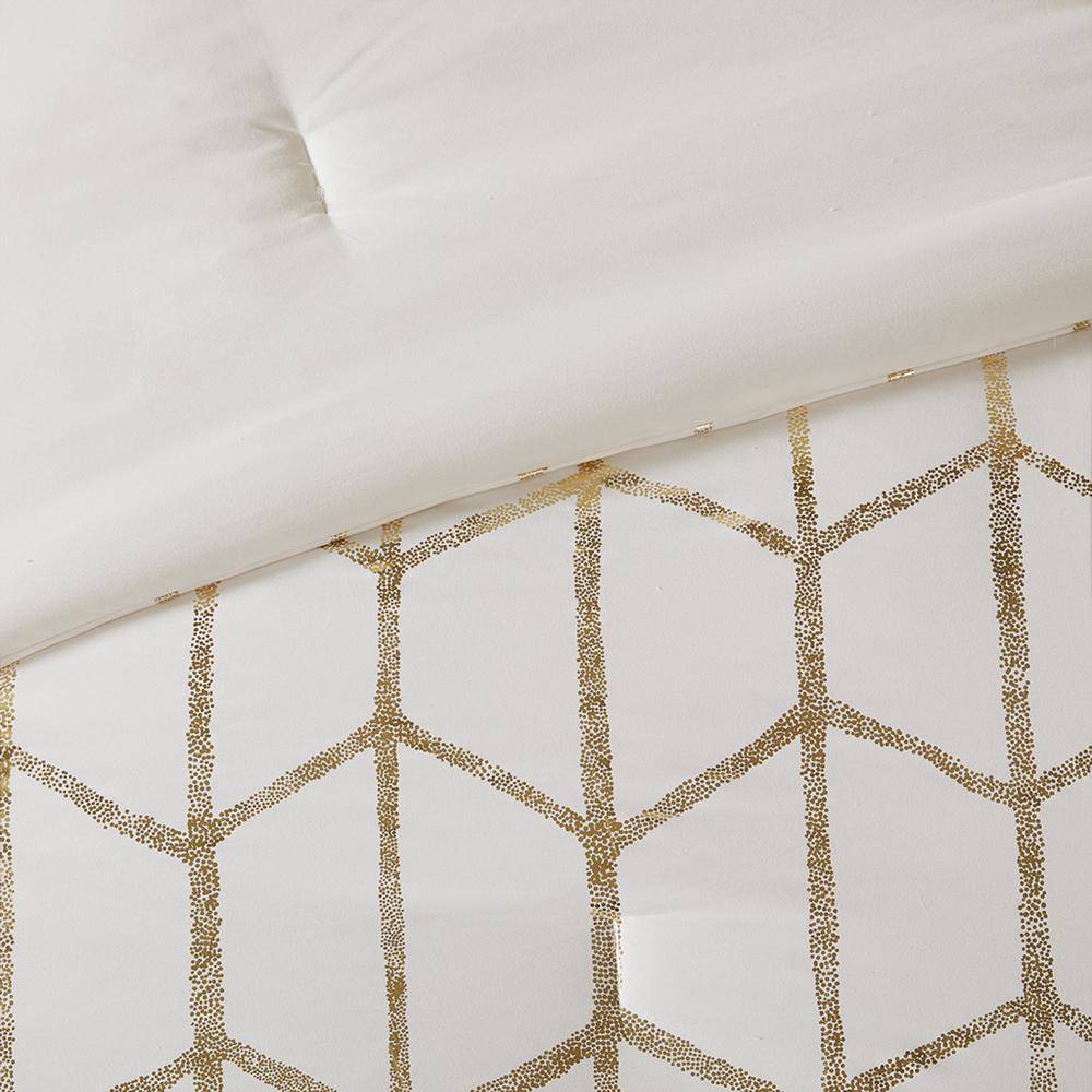 Ivory Majesty Gold Comforter Set, Belen Kox