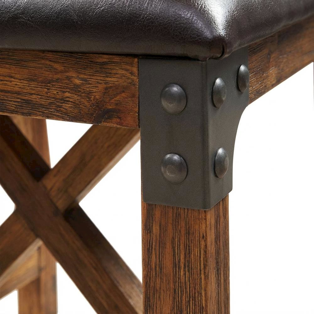 Chocolate Brown Dining Chair with Stylish Upholstery and Comfortable Design