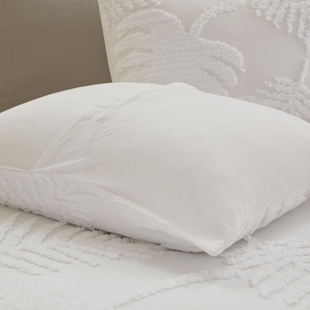 Coastal Palm Chenille 3-Piece Duvet Cover Set, Belen Kox