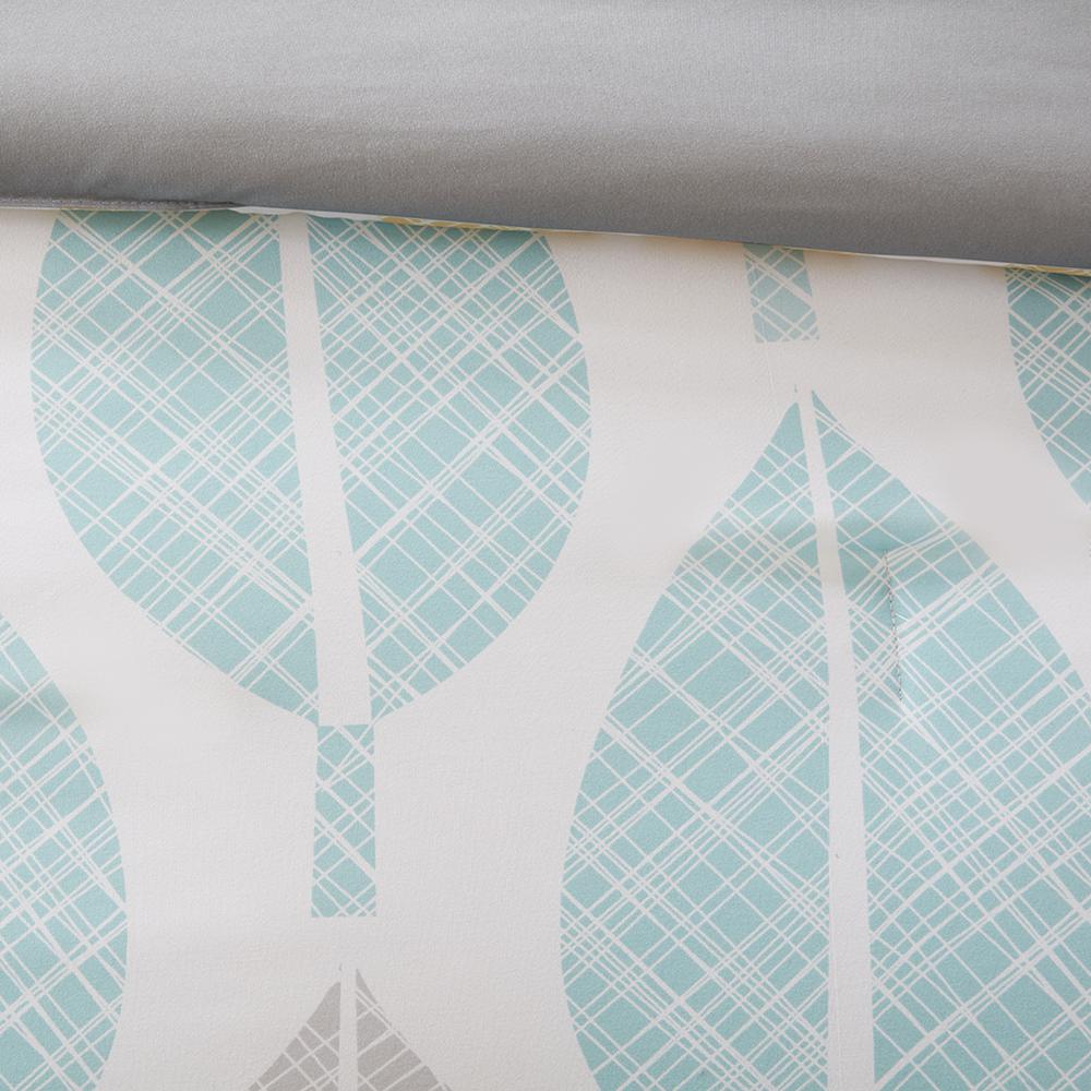 Central Park Leaf Print Complete Comforter Set, Belen Kox
