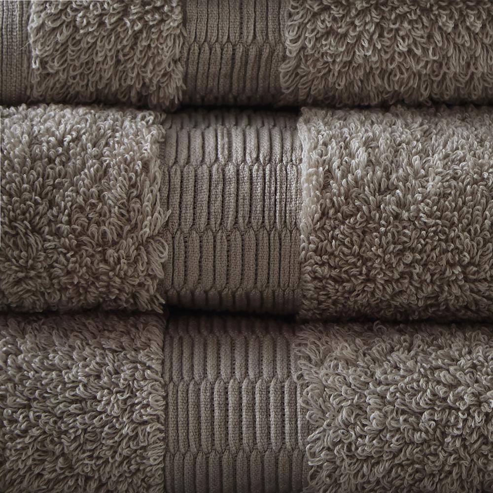 Taupe Luxury 6-Piece Towel Set, Belen Kox