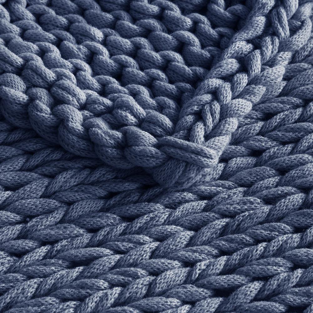 Chunky Twice Knit Handmade Throw, Belen Kox