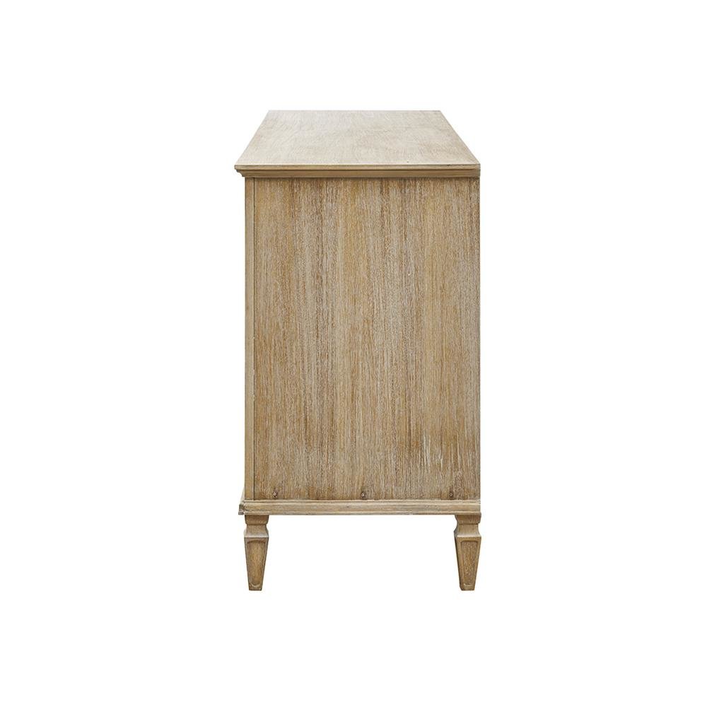 Brown Bedroom Storage Dresser with 6 Spacious Drawers for Clothes and More