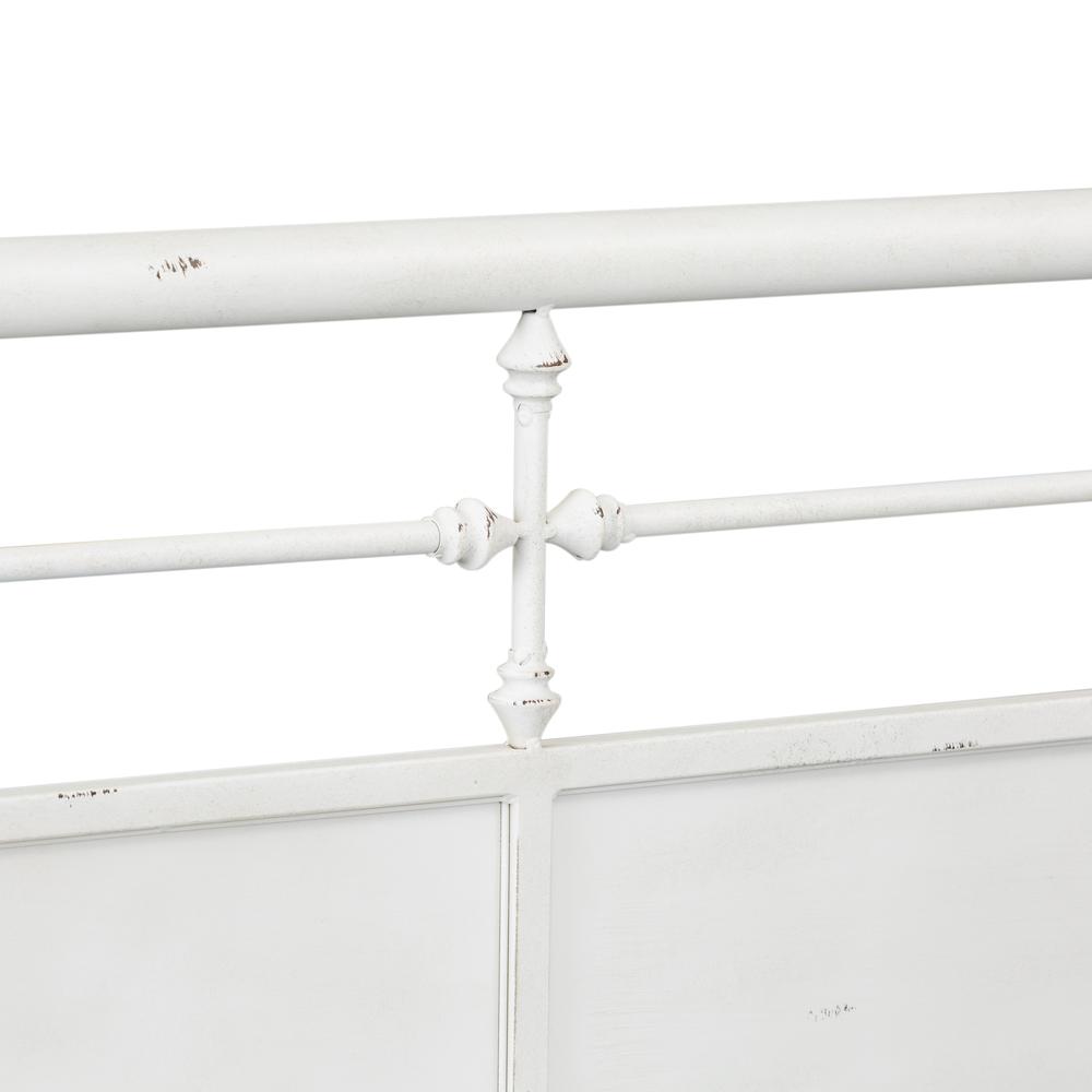 Vintage Series Twin Metal Day Bed - Antique White in Distressed Metal