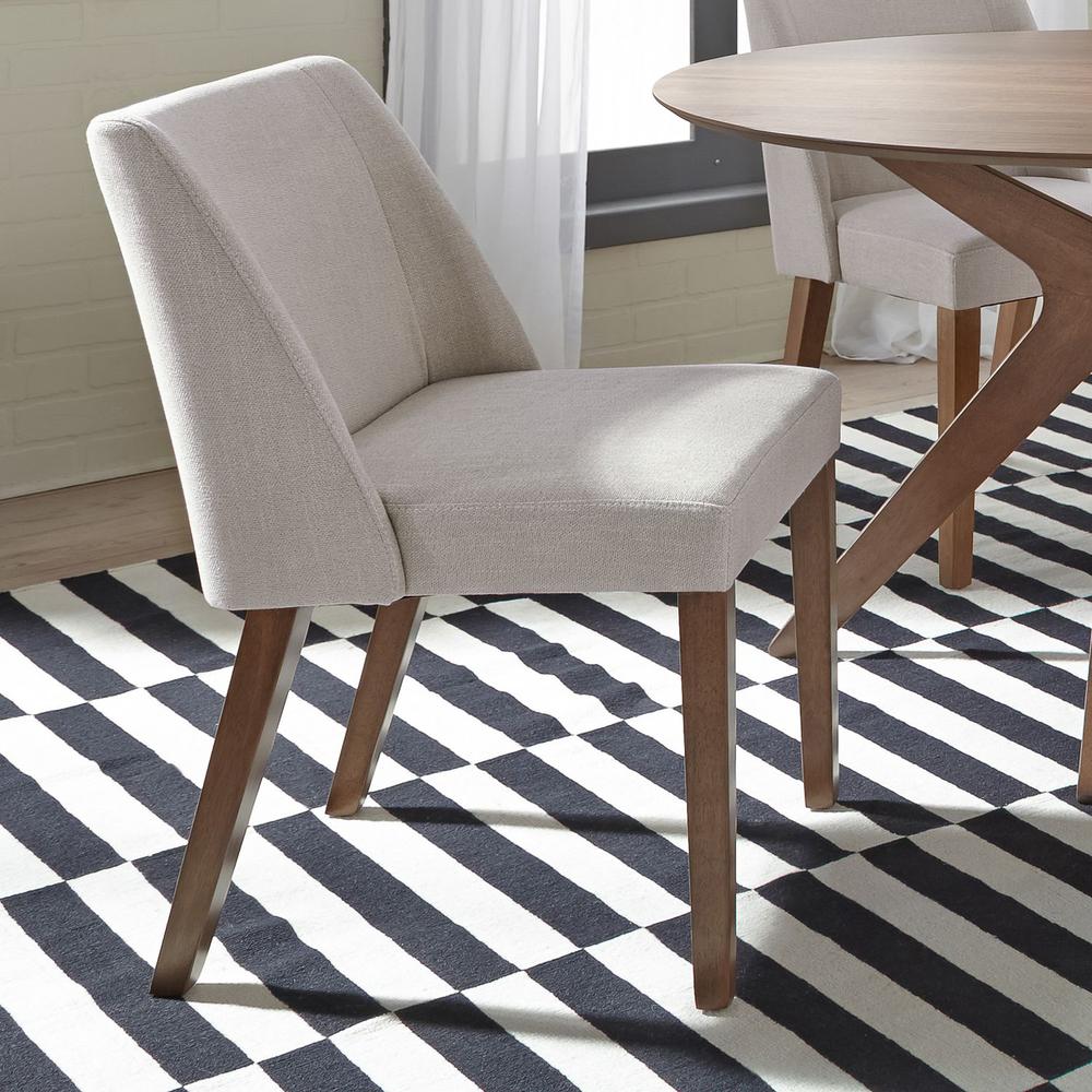 Space Savers Nido Chair - Light Tan (RTA) in Satin Walnut