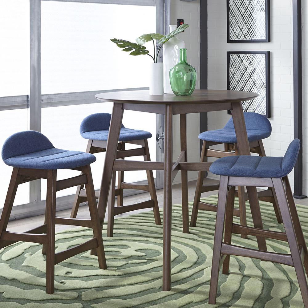 Space Savers Gathering Table in Satin Walnut