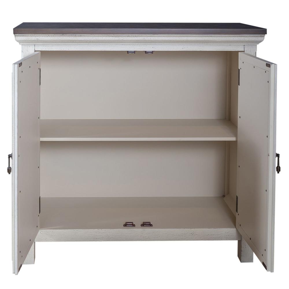 Westridge 2 Door Accent Cabinet in Wirebrushed Gray
