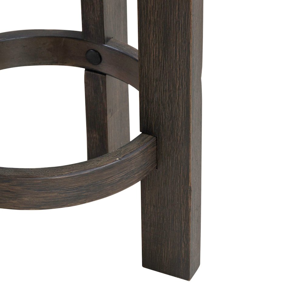 Lennox Hill Upholstered Swivel Console Stool - Counter Height 26 Inches