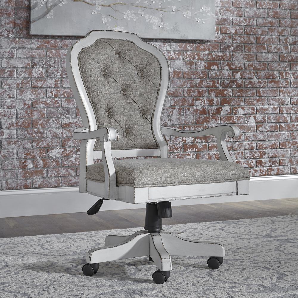 Magnolia Manor Jr Executive Desk Chair in Antique White