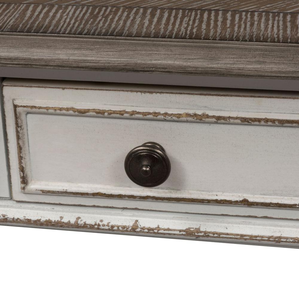 Magnolia Manor Rectangular Cocktail Table in Antique White