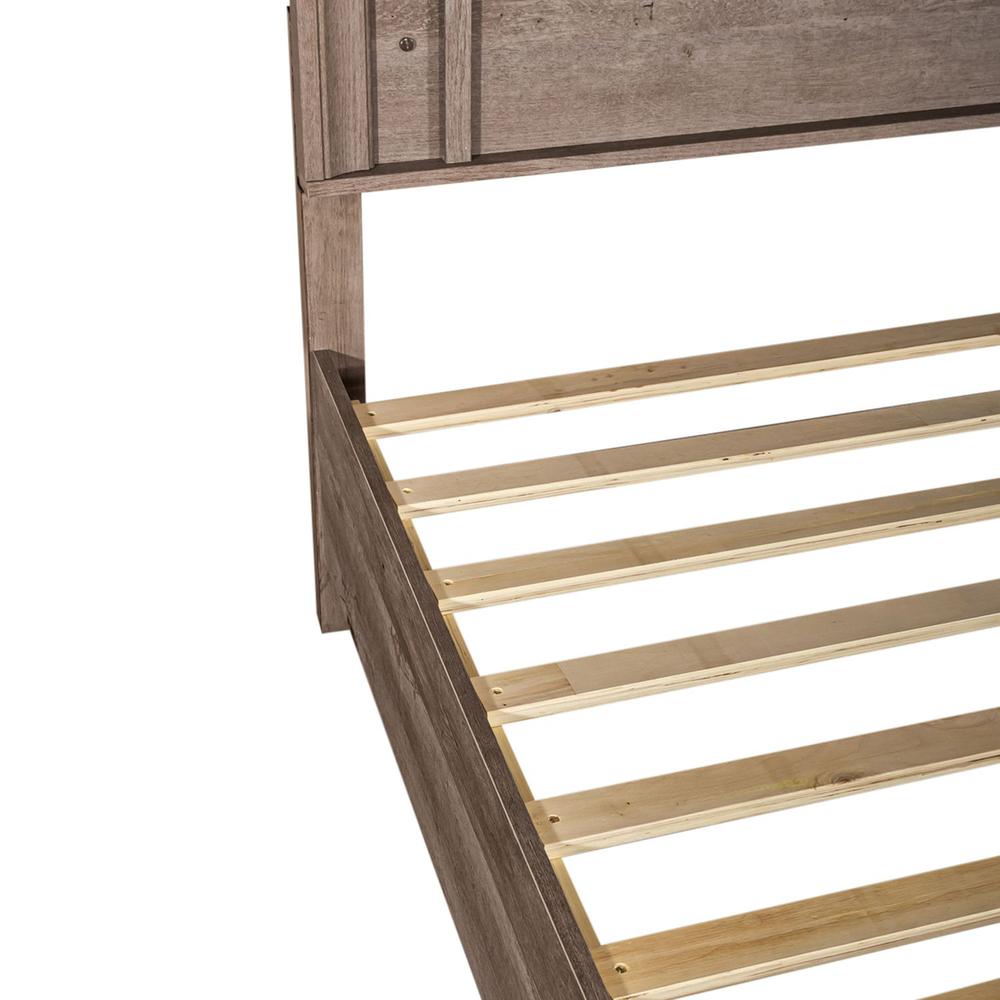 Horizons King Storage Bed in Graystone