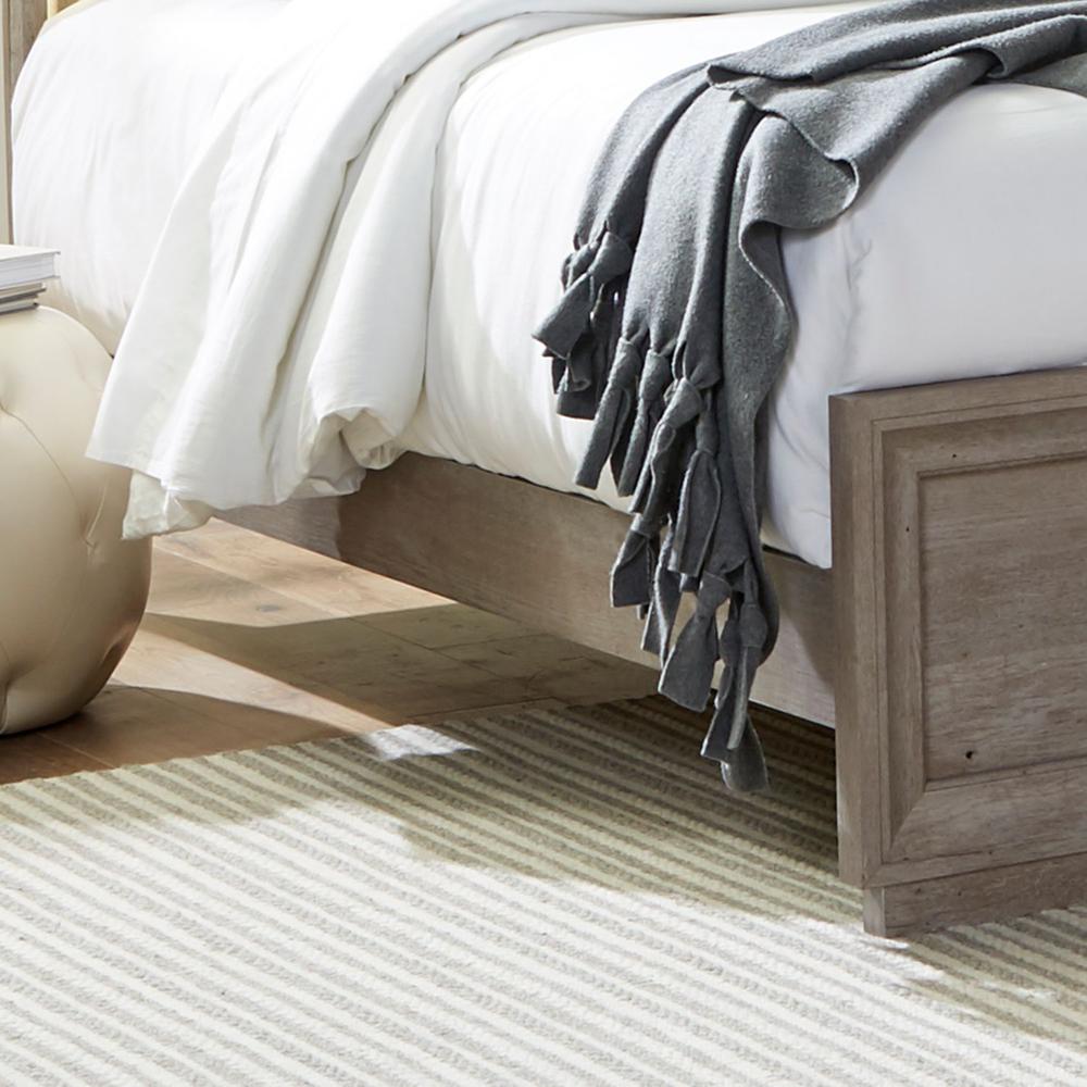 Horizons Queen Panel Bed in Graystone