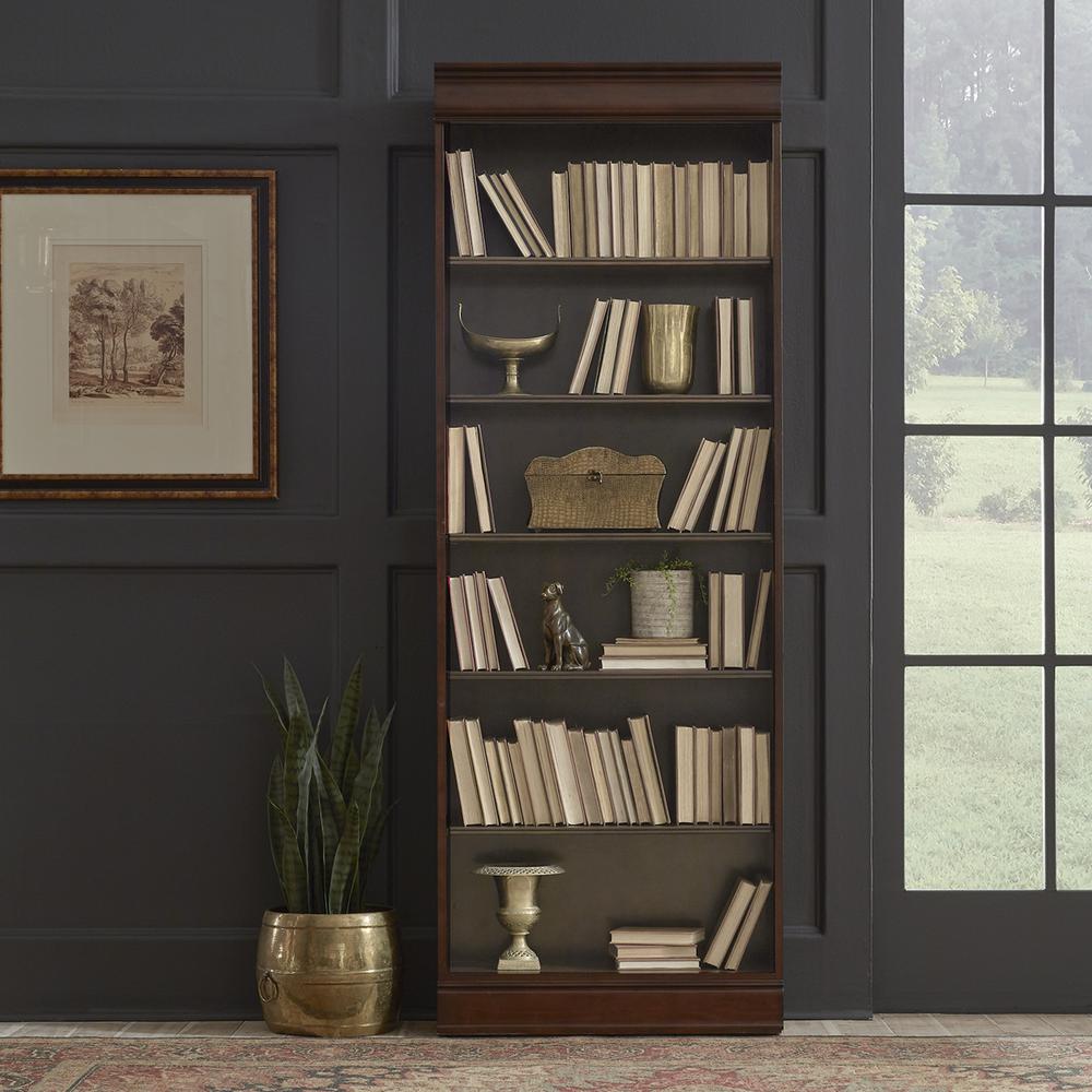 Brayton Manor Jr Executive 84 Inch Bookcase (RTA) in Cognac