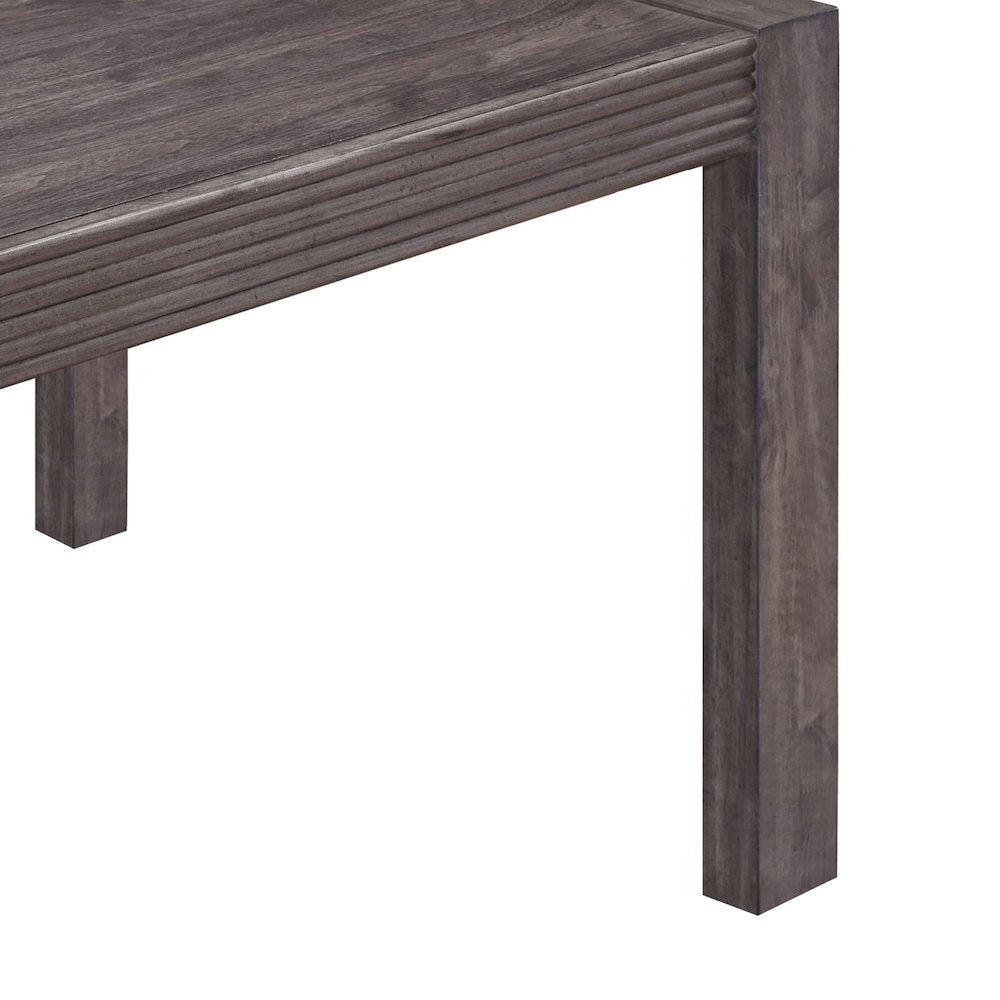 Modern Edge Rectangular Leg Table - Caffe Melamine