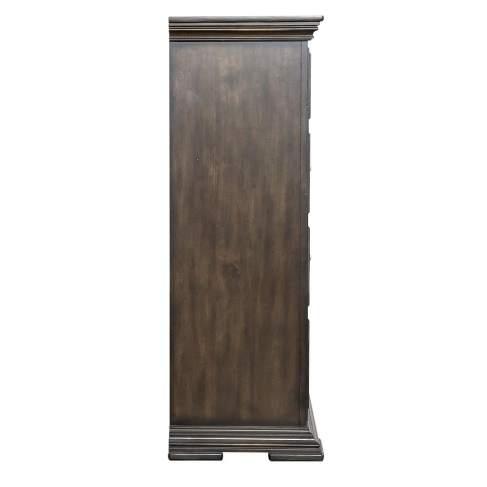 Big Valley 10 Drawer Chesser in Brownstone w/ Heavy Distressing