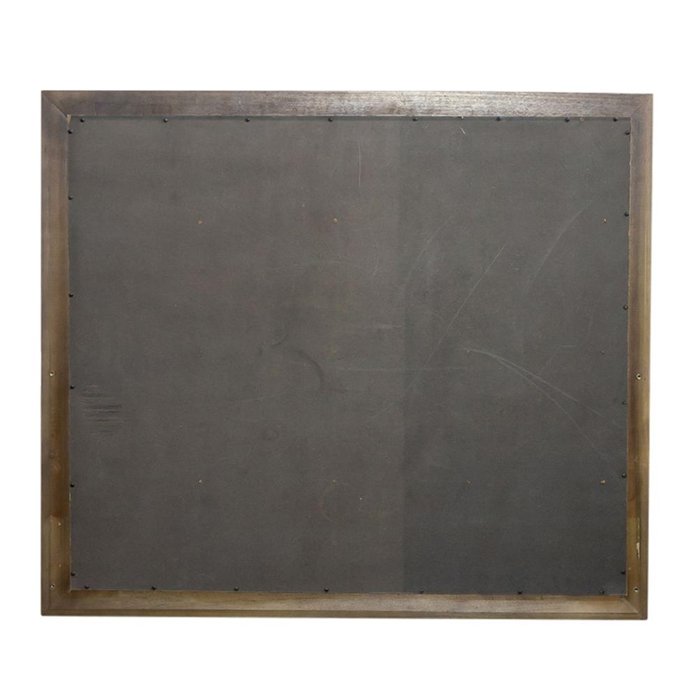 Big Valley Mirror in Brownstone w/ Heavy Distressing