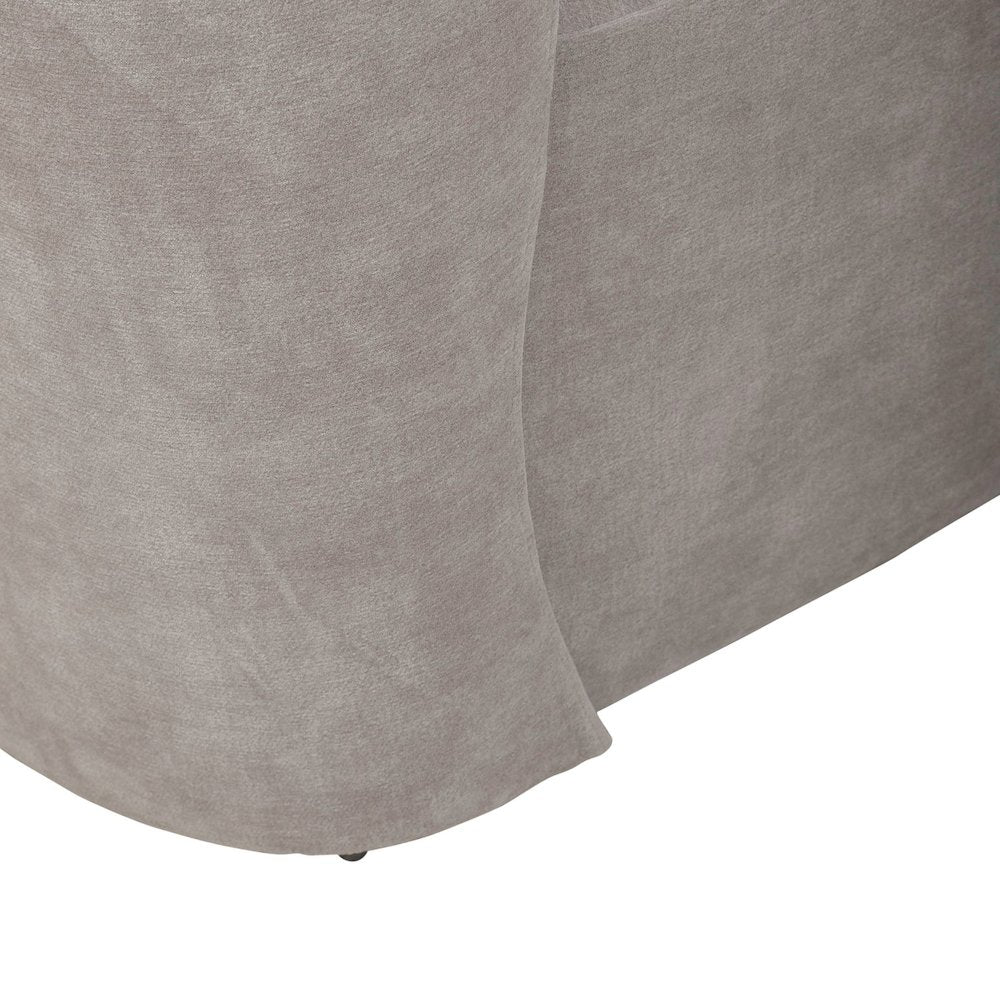 Accent Dining Chairs with Castors - Truffle Upholstry - Set of Four
