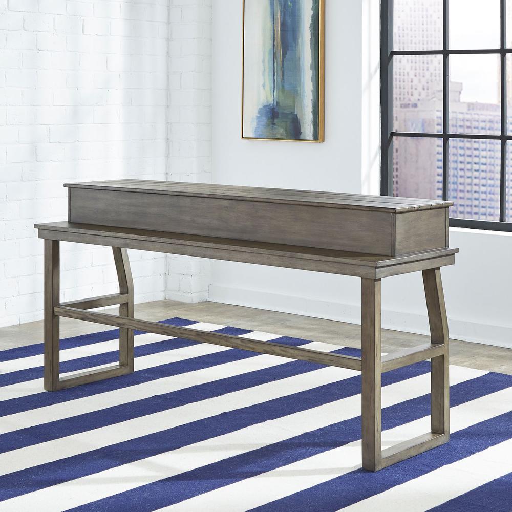 Hayden Way Console Bar Table in Gray Wash