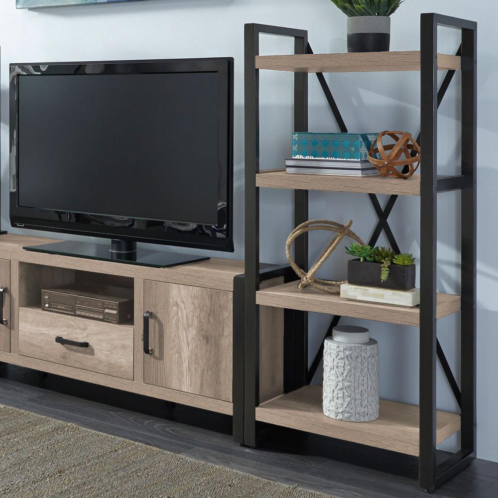 Sun Valley Pier Unit with Faux Metal in Sandstone
