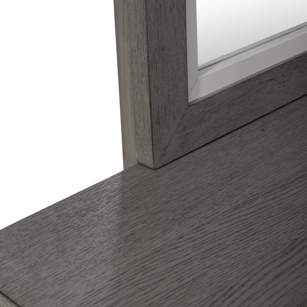 Liberty Furniture Palmetto Heights Landscape Mirror in Two-Tone Finish