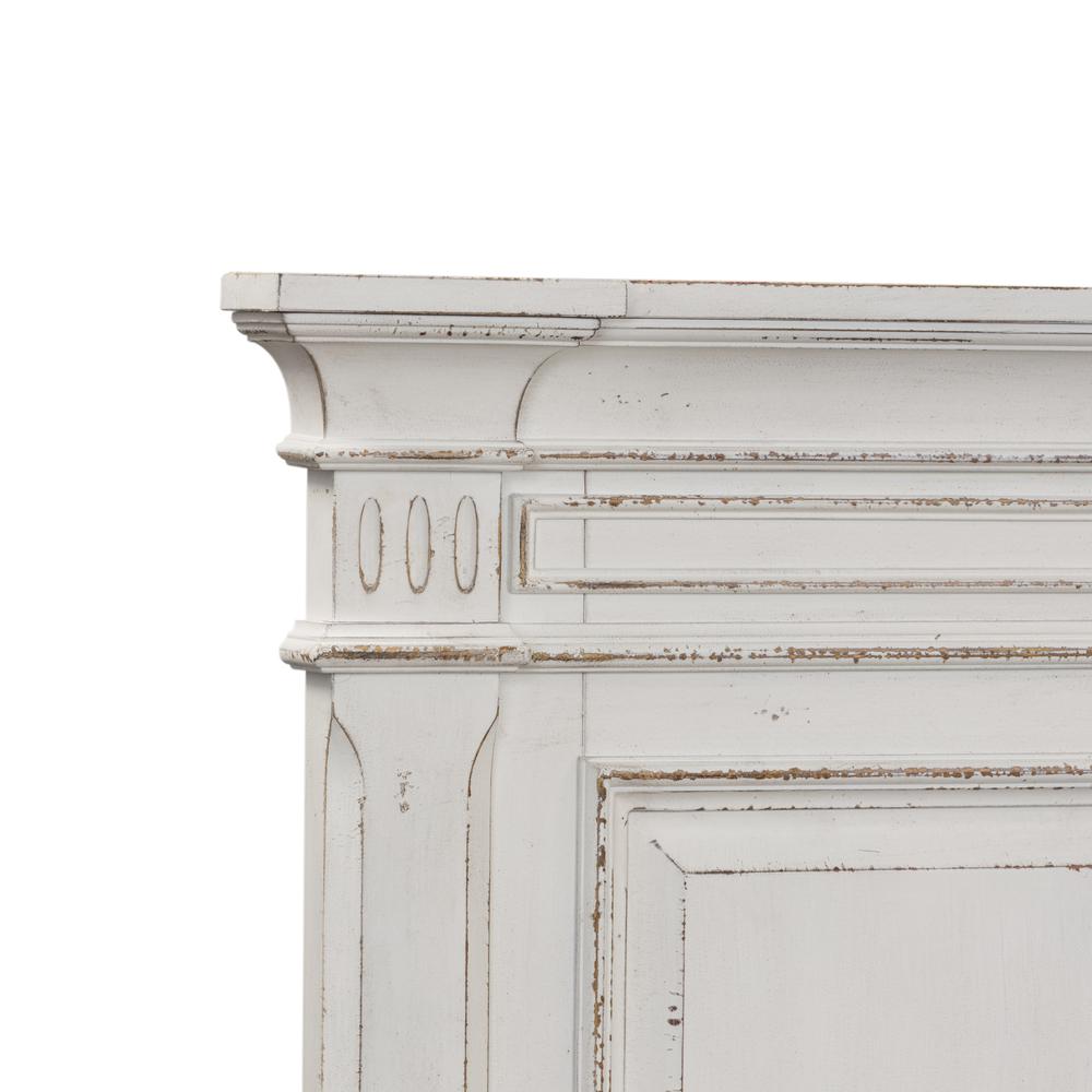 Abbey Park Queen Panel Bed in Antique White