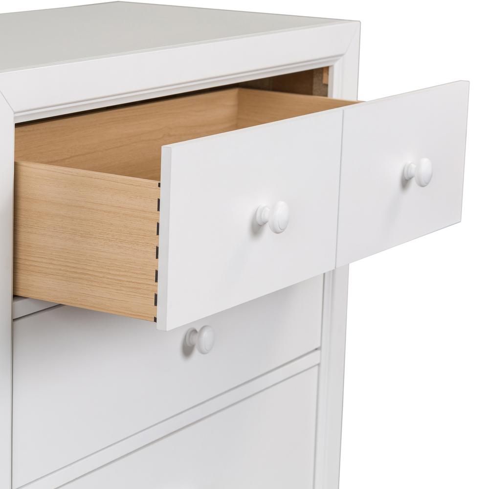 Cottage View 5 Drawer Chest in White