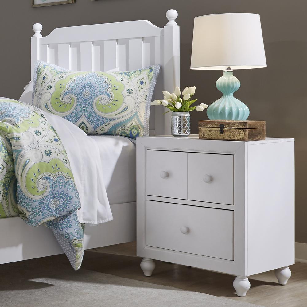 Cottage View Night Stand in White