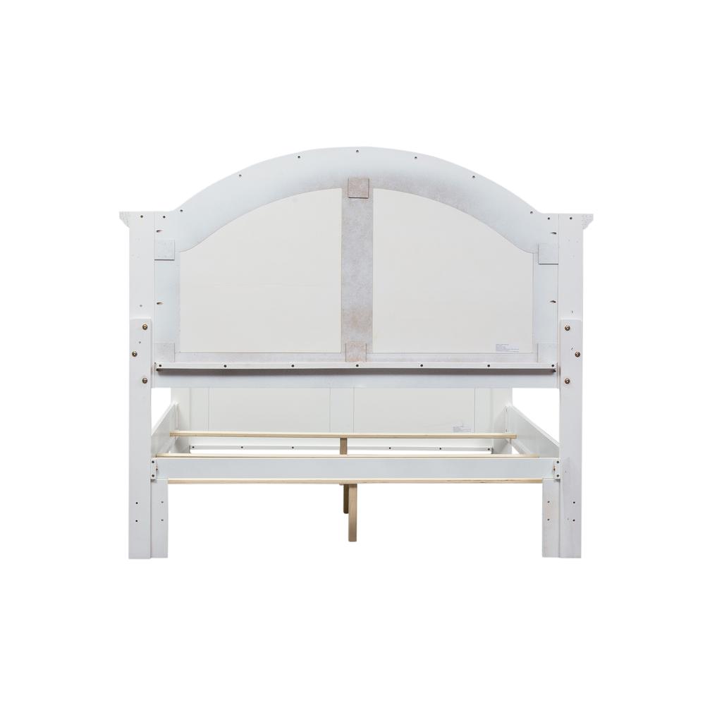 Summer House I King Panel Bed in Oyster White