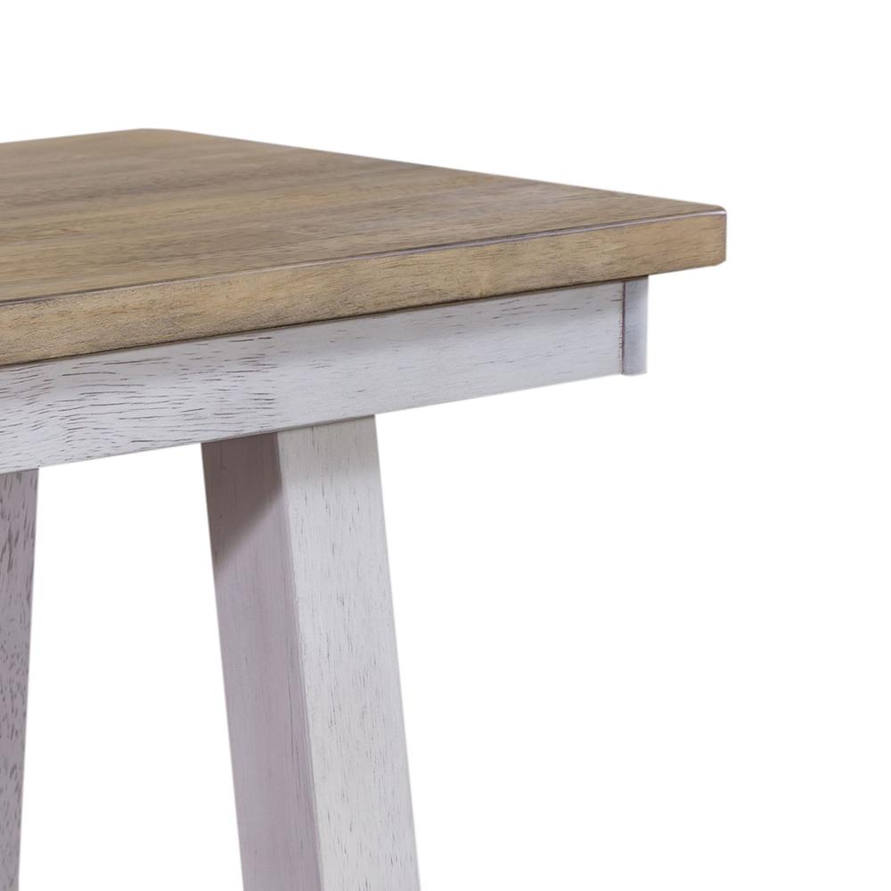 Lindsey Farm Backless Bench (RTA) in Weathered White