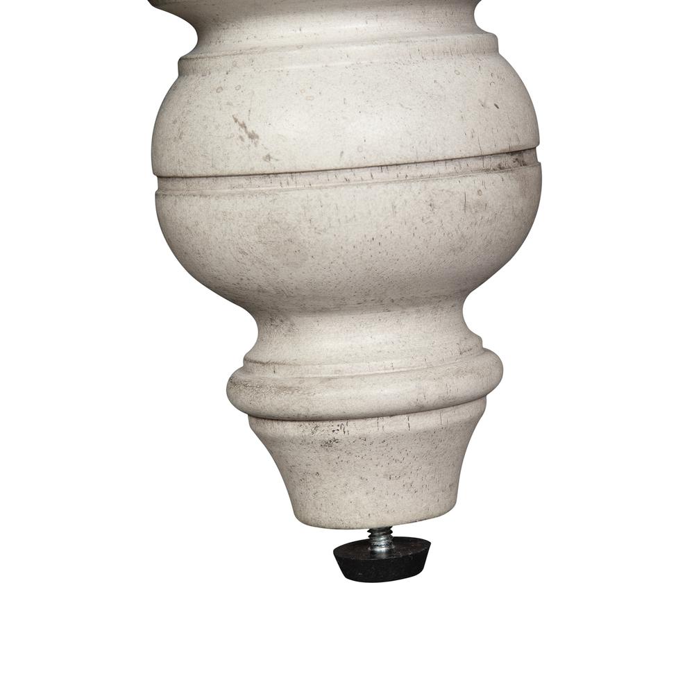 Whitney Server in Antique Linen w/ Weathered Gray