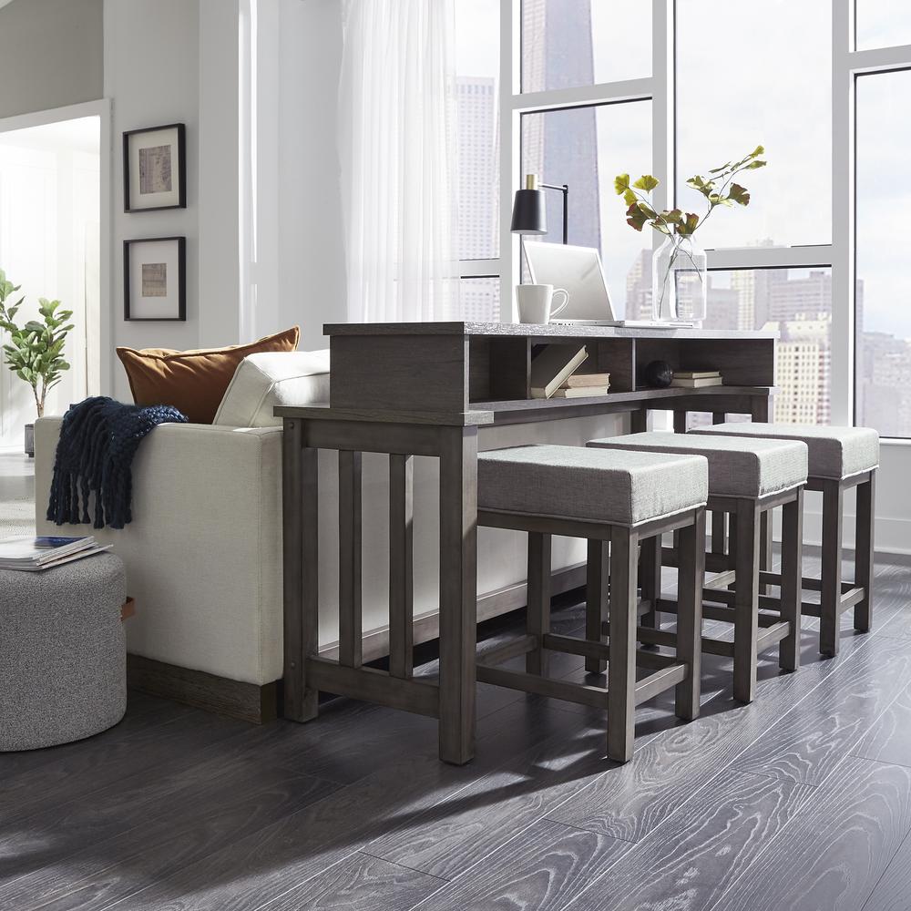 Tanners Creek Console Bar Table in Graystone