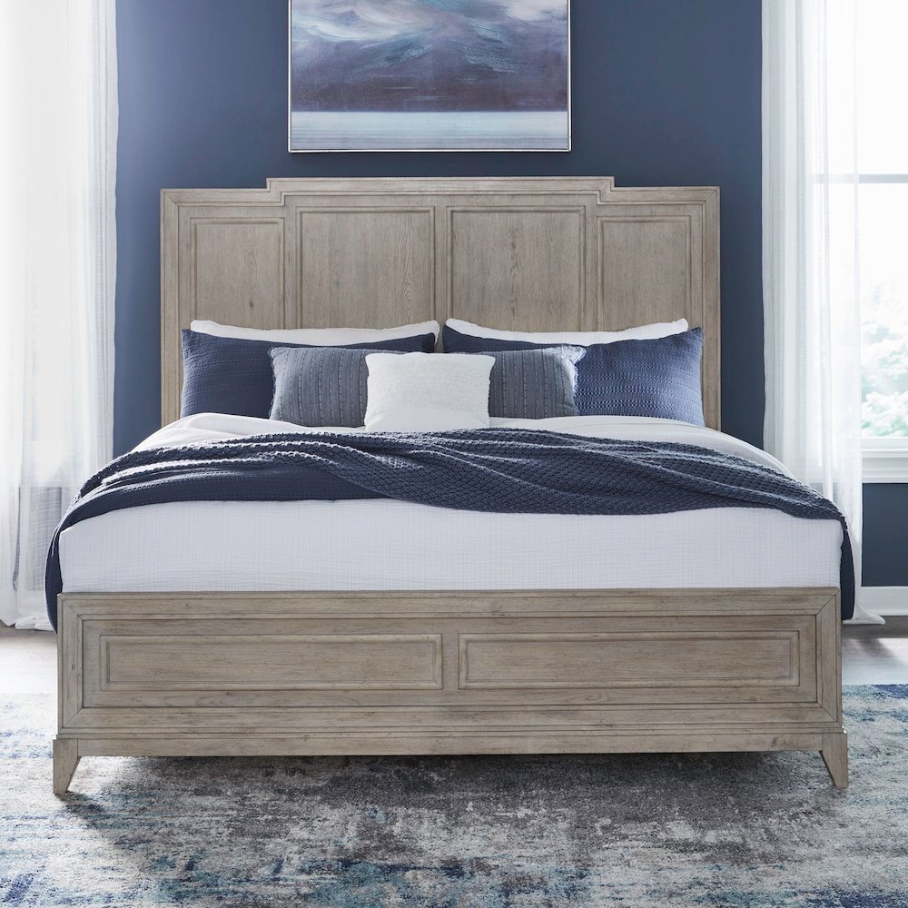 New Haven Queen Panel Bed Frame - Sanctuary White