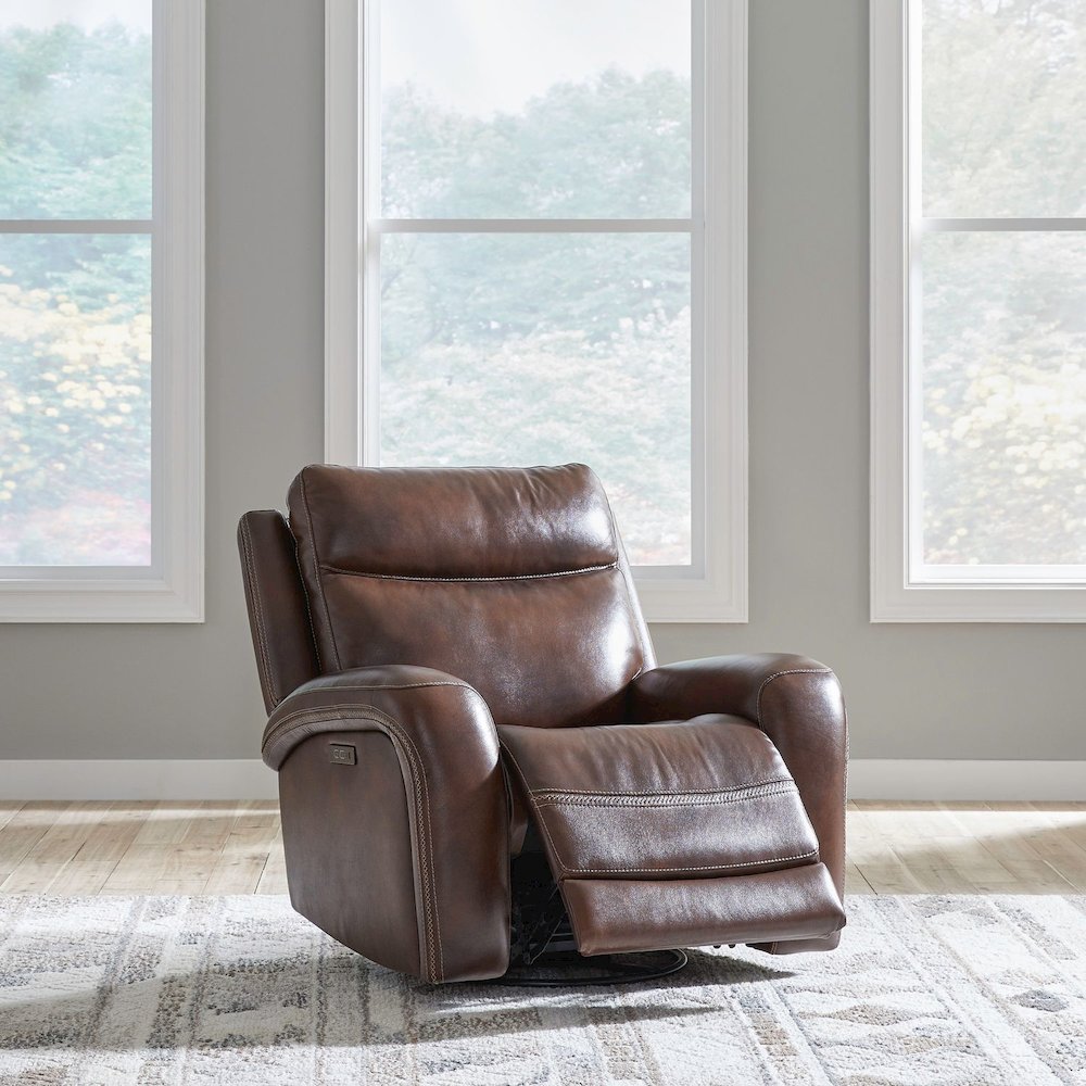 Blair Blair Sofa w/ Loveseat & Recliner - Cognac Leather