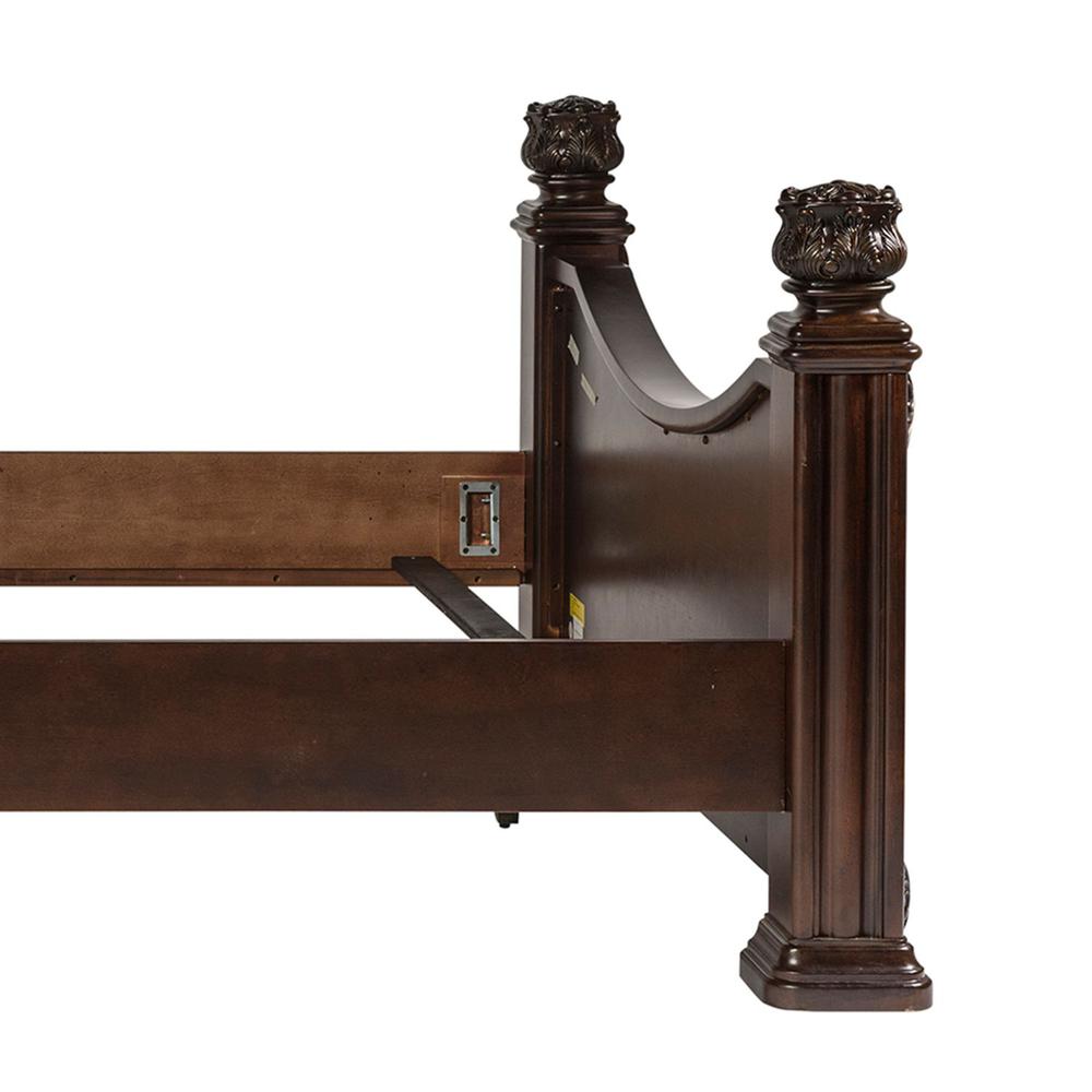 Messina Estates King California Poster Bed in Cognac
