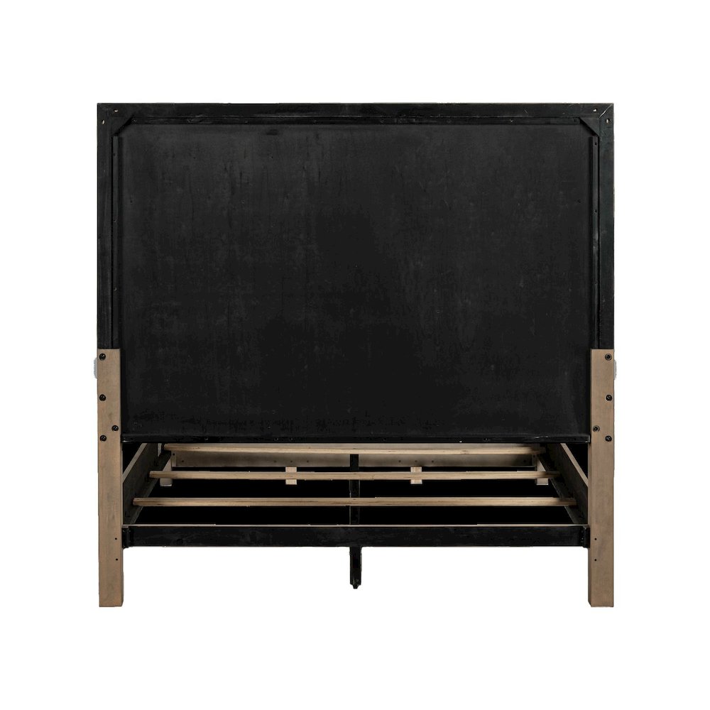Proximity Place Queen Panel Bed - Barley Buff Birch Wood