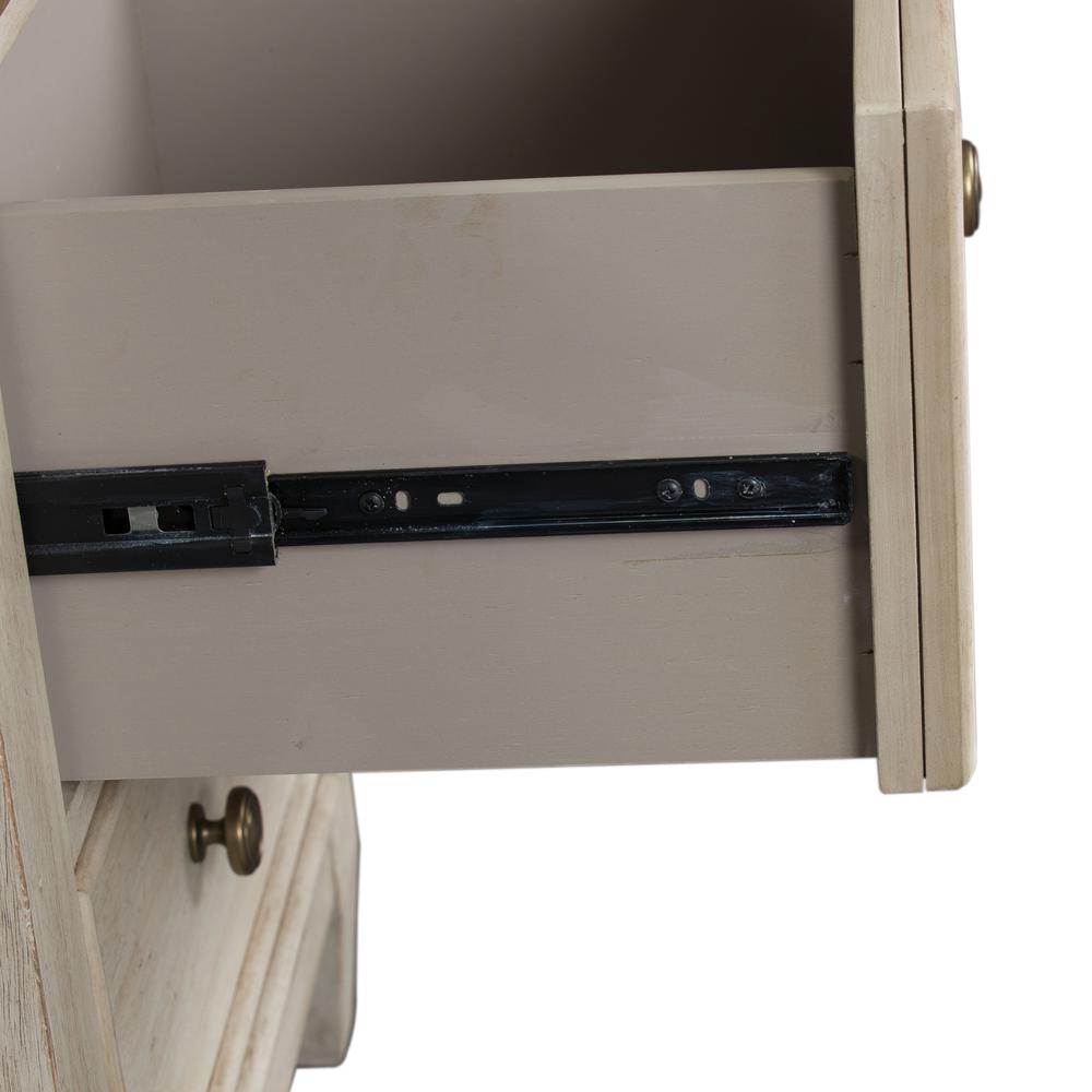 2 Drawer Night Stand w/ Charging Station