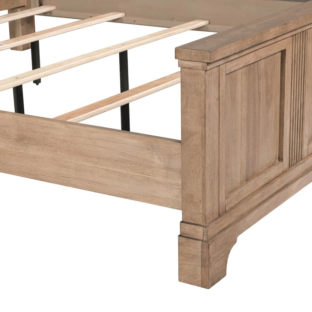 Haven Hills Queen Panel Bed Frame - Camel Beige