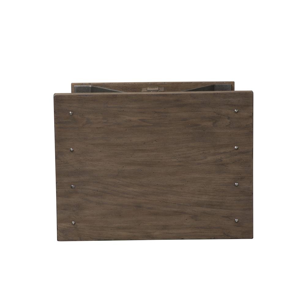 Brown Small Side Table – Elegant Sofa Table for Living Room or Couch Use