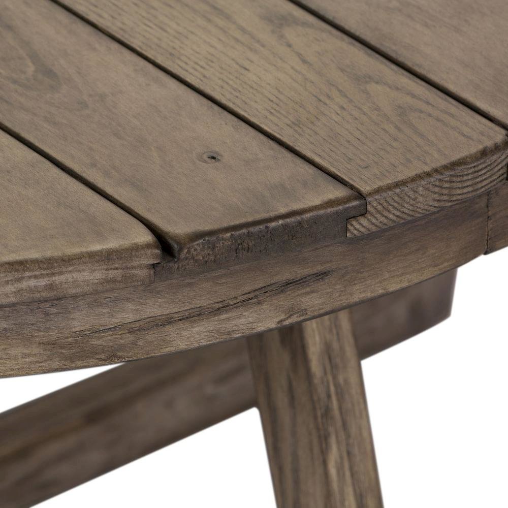 Gray Poplar Cocktail Table for Living Room, Center Table, Living Room Table