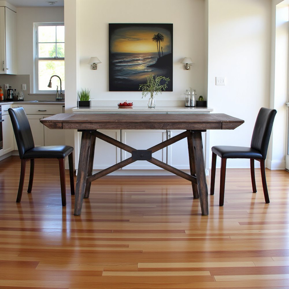 Brown Rectangular Coffee Table – Elegant Living Room Coffee Table Design