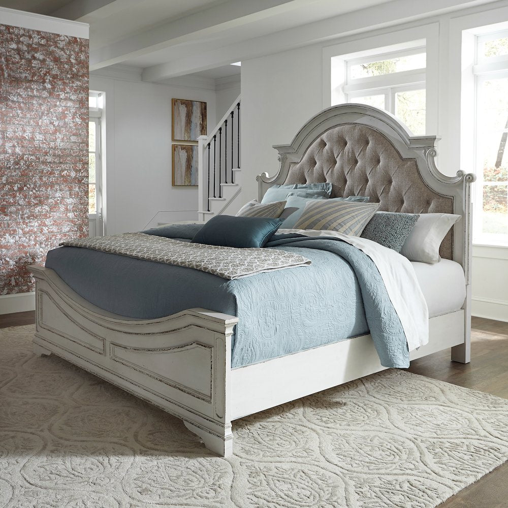 Magnolia Manor King California Upholstered Bed