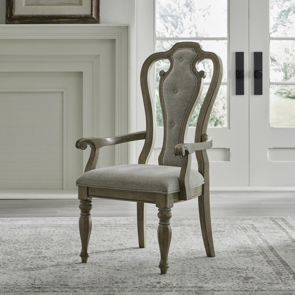 Magnolia Manor Opt 7 Piece Rectangular Table Set - Weathered Bisque