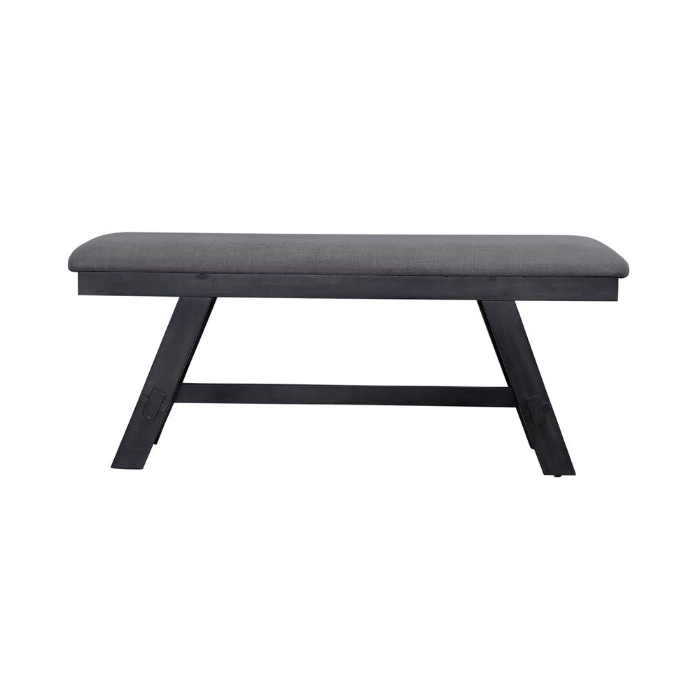 Lawson Bench (RTA) in Slate w/ Weathered Gray Top